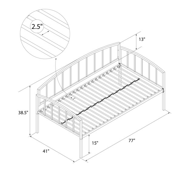 Andover Mills Barium Daybed Reviews Wayfair